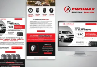 Trabalho real da Studyu para Pneumax — Bridgestone e Firestone, ES