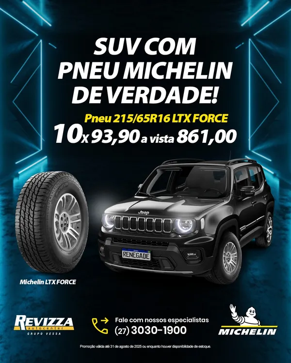 Arte de feed "É assim que funciona" explicando o passo a passo do cupom de desconto Michelin — campanha Revizza